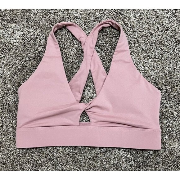 Fabletics Oasis Twist Medium Impact Sports Bra ~ Size M ~ Pink - Picture 1 of 4